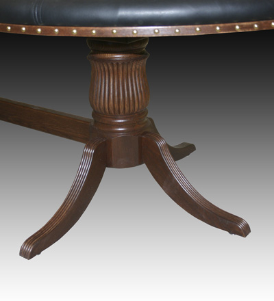 Fluted Pedestal with Fluted Legs